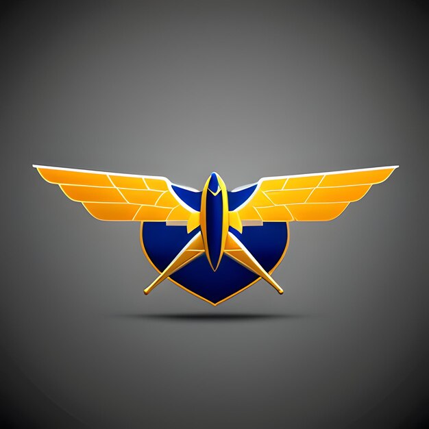 Foto logo airline generativo ai