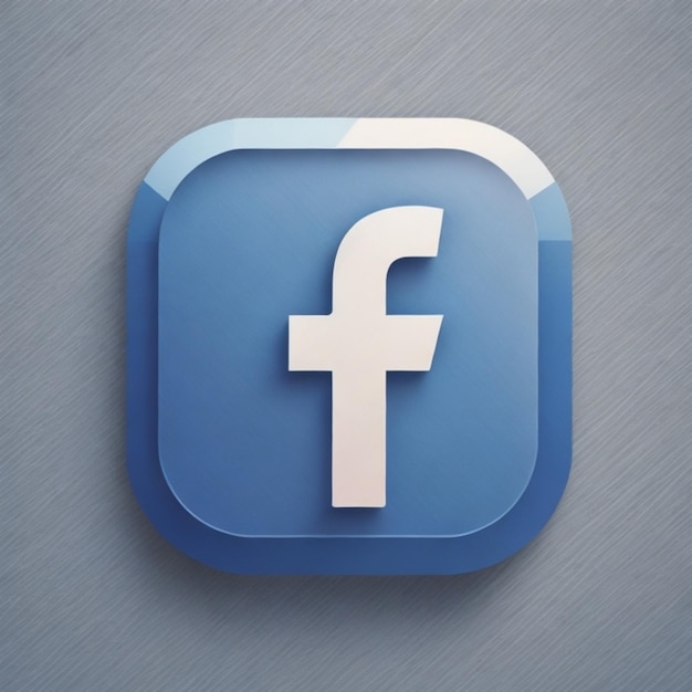 Un logo azul y blanco con las letras facebook.