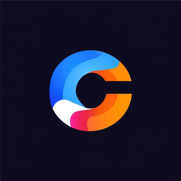 un logo colorido con la letra g