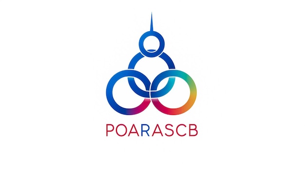 Logo der Olympischen Sommerspiele Paris 2024 Internationale Multisportveranstaltung Vektorillustration isoliert auf w