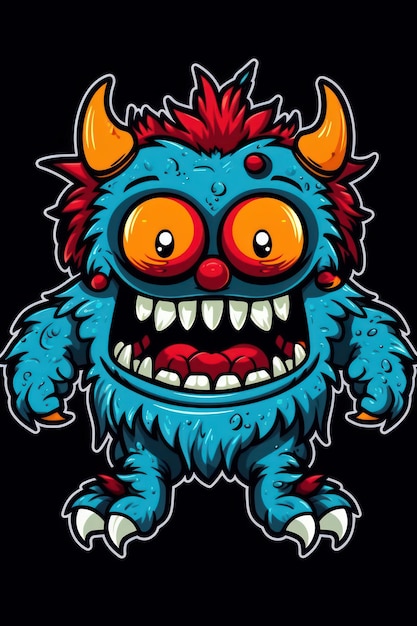 Logo des wütenden Monsters