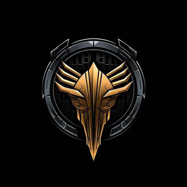 Foto logo-design der firma gold eagle wings