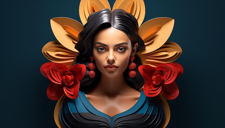 Foto logo dia de la mujer emprendedora 3d