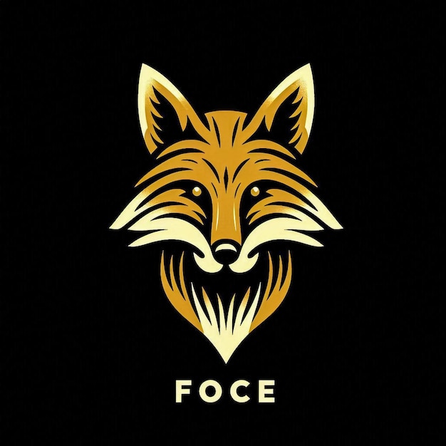 Logo con diseño de zorro