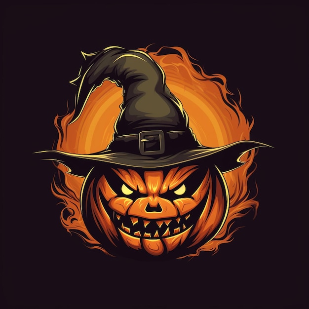 Logo einfaches Halloween