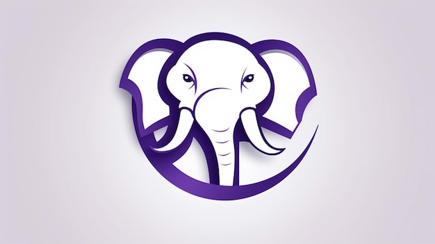 Foto un logo para una empresa llamada elefante.