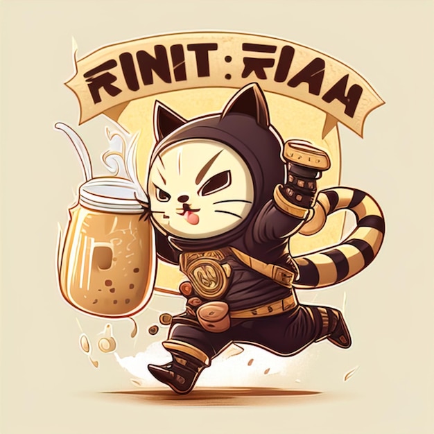 logo gato ninja