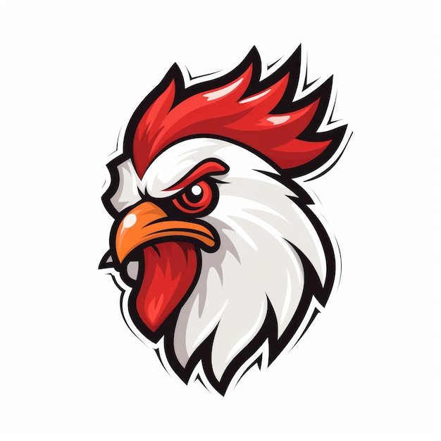 Logo Huhn KI-generiertes Bild