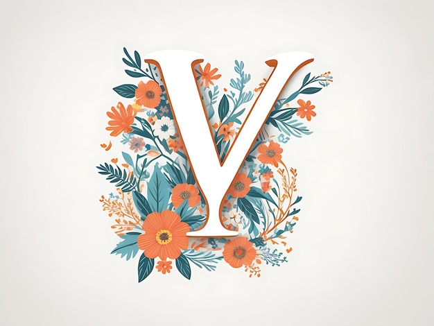Logo-Symbol für den Buchstaben V