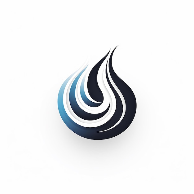 Logo-Symbol modernes minimalistisches Logo weißer Hintergrund