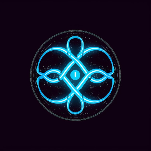 Foto logo tron neuron loop infinito