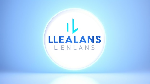 Foto _logo_whit_name_company_leans_and_slogan_white_