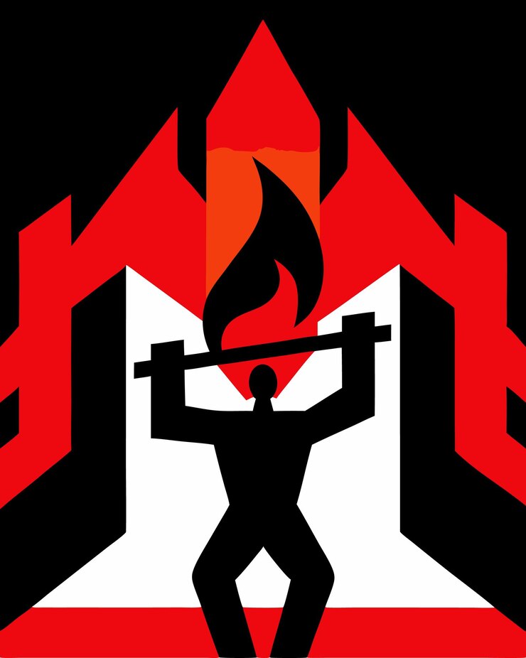 Foto logos de salud atléticos levantamiento de pesas