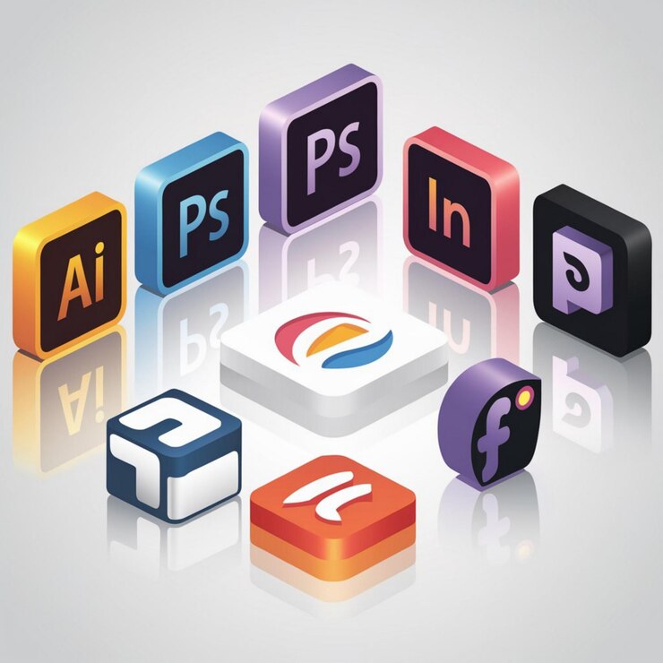 Foto logos de todos los programas de diseño gráfico