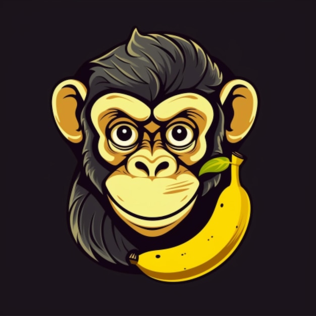 Foto logotipo 1 dos desenhos animados do macaco