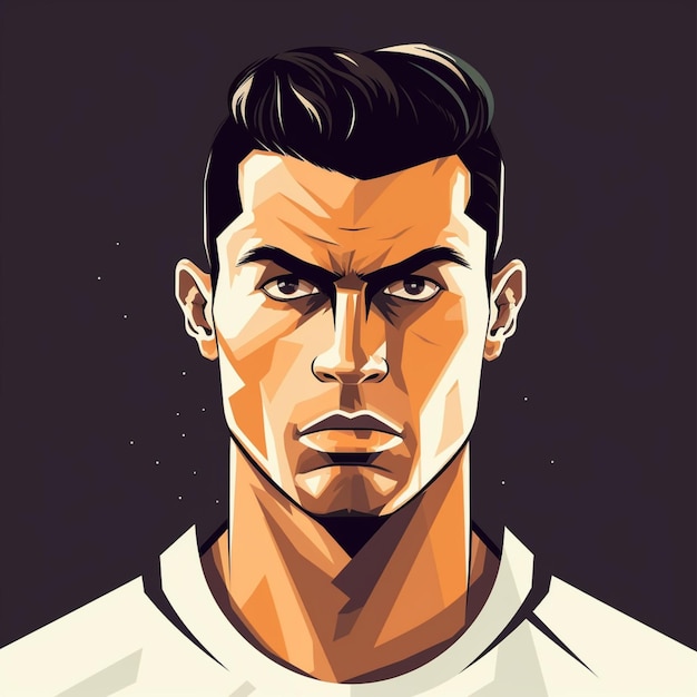 Logotipo 22 dos desenhos animados de Cristiano Ronaldo