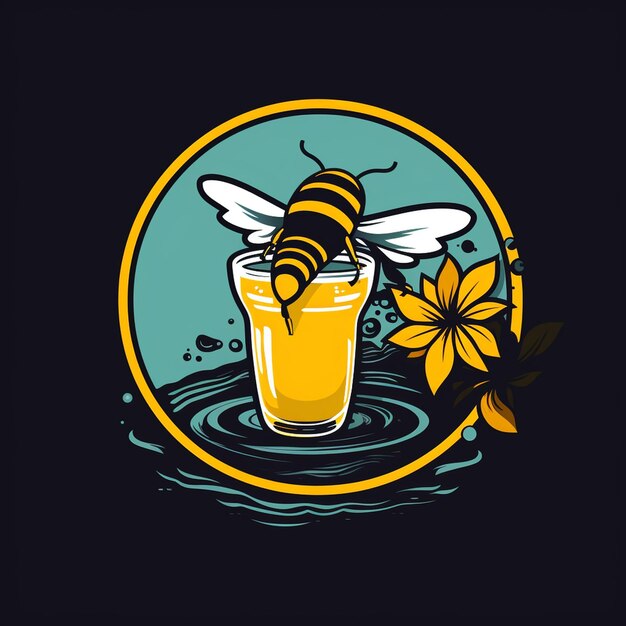 Foto logotipo de la abeja