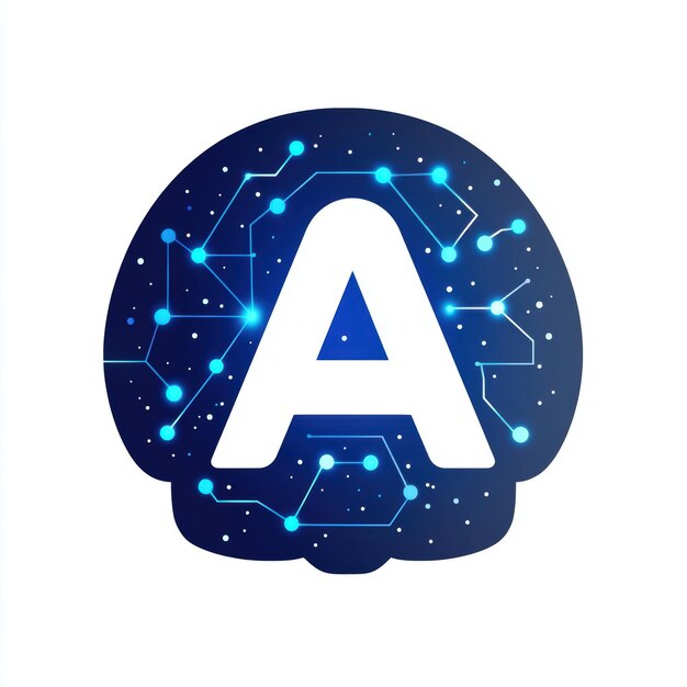 Logotipo de AI atractivo que captura el impacto de la automatización