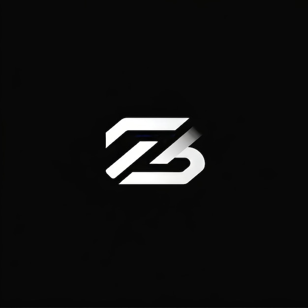 El logotipo alfabético de la empresa BampB en fondo negro