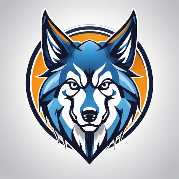 Logotipo de Alpha Wolf eSports Emblema de juegos competitivos
