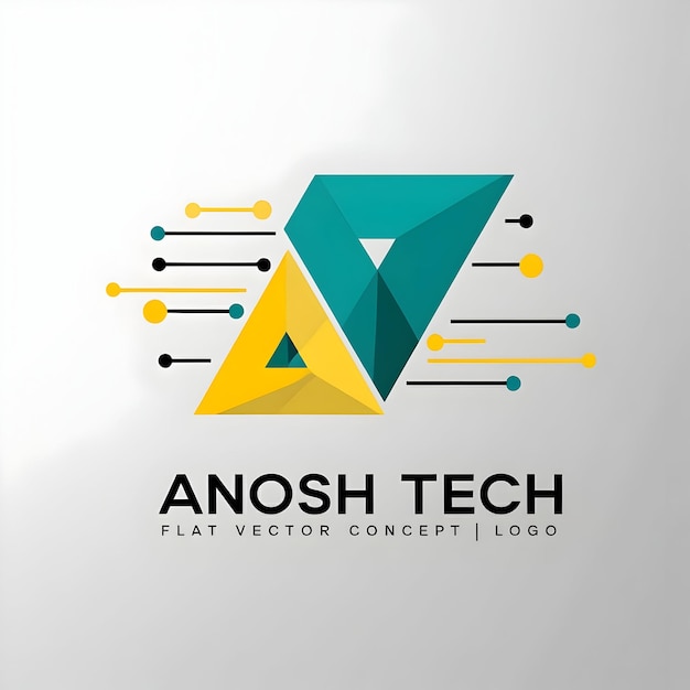 El logotipo de ANOSH TECH