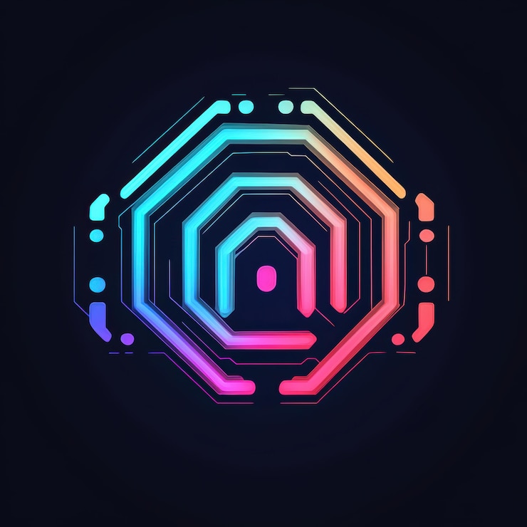 Foto un logotipo audaz que hace hincapié en la importancia de la tecnología moderna
