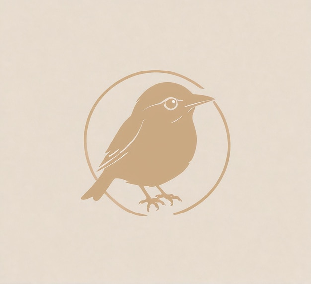 Foto logotipo de ave símbolo de ave un logotipo de pájaro para una pequeña empresa