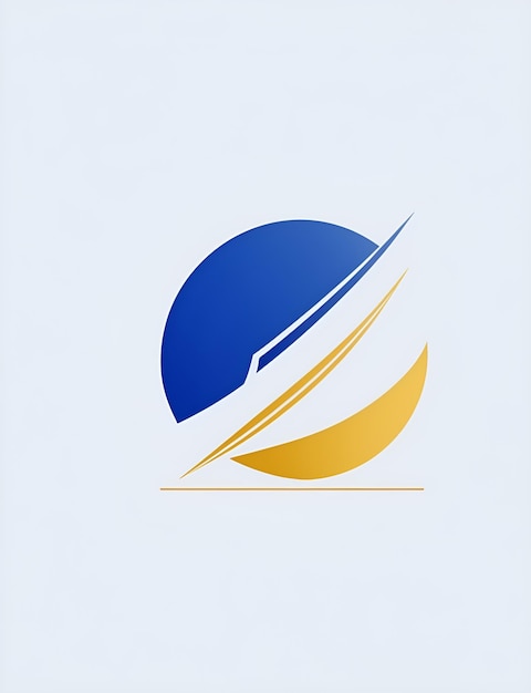 un logotipo azul y amarillo con las letras q y el círculo azul