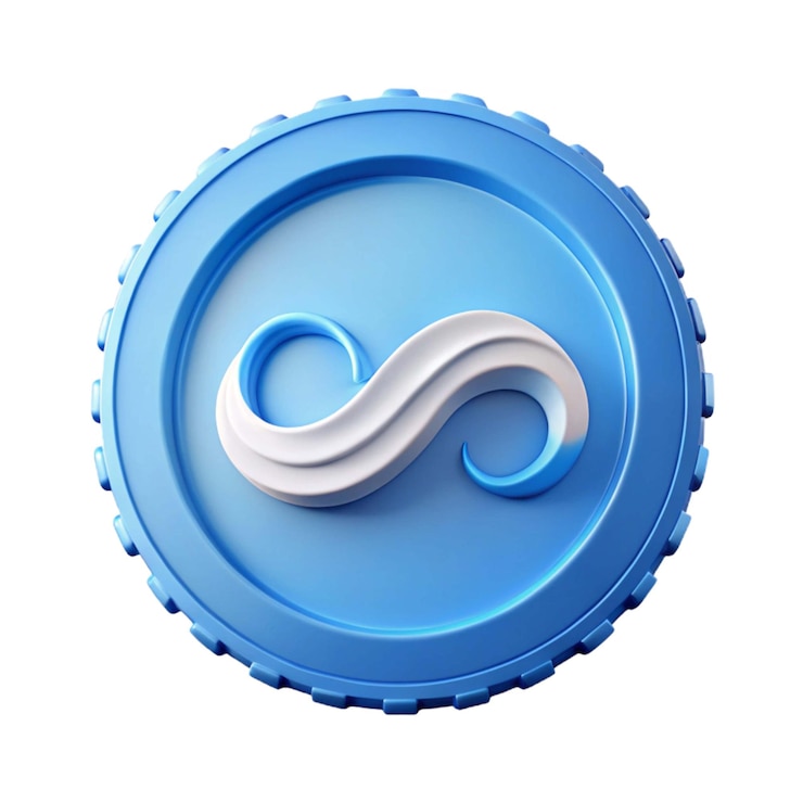 Foto un logotipo azul y blanco con el número 2