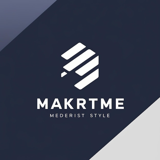 un logotipo azul y blanco para el producto de la empresa