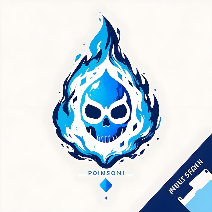 Foto un logotipo azul y blanco que dice " punto de lanzamiento " en él