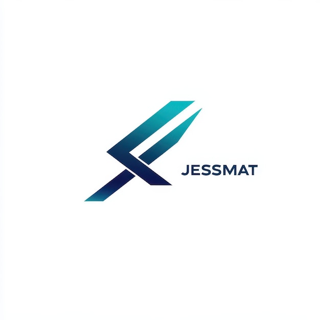 un logotipo azul y verde para el nombre j