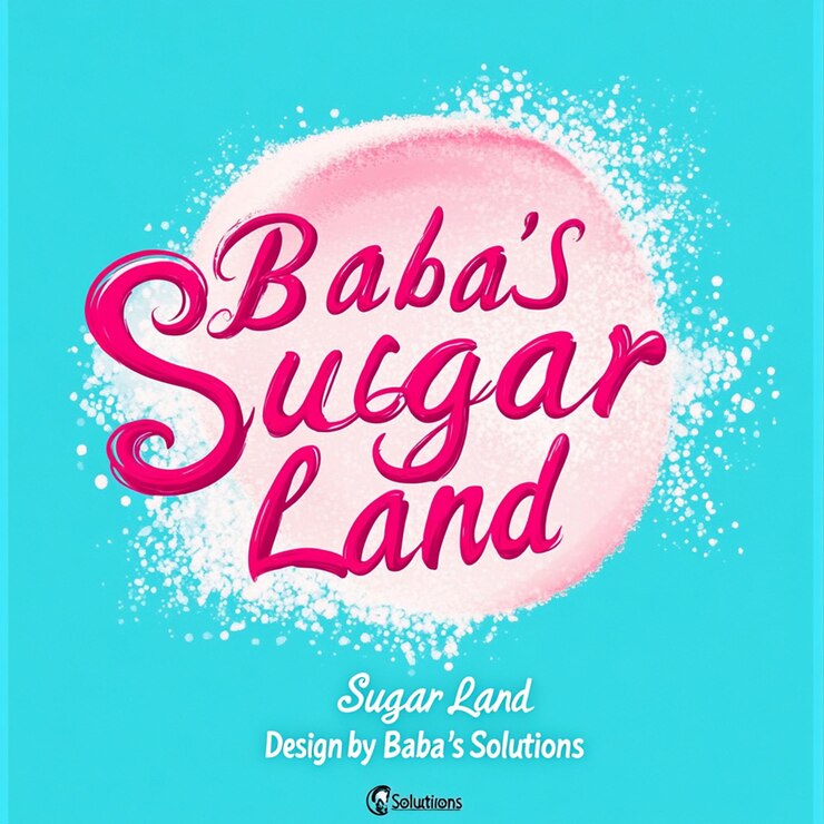 Foto el logotipo de babas sugand con el diseño de sugar land