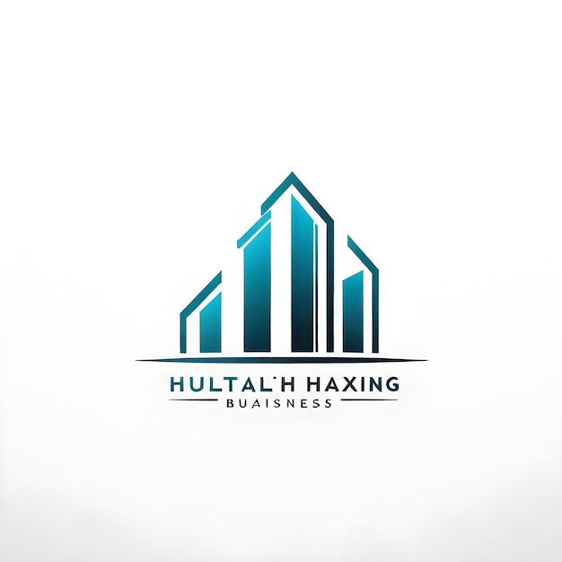 Logotipo de bienes raíces Edificio de apartamentos Logotipo de gráfico de negocios Diseño de logotipo Ciudad urbana