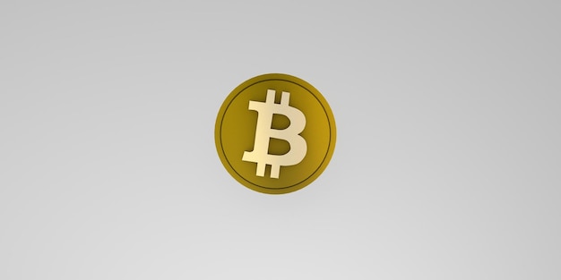 Logotipo de Bitcoin sobre fondo blanco negro