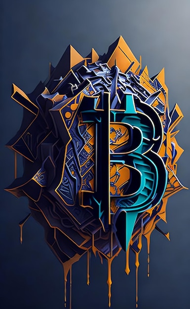 El logotipo de Bitcoin