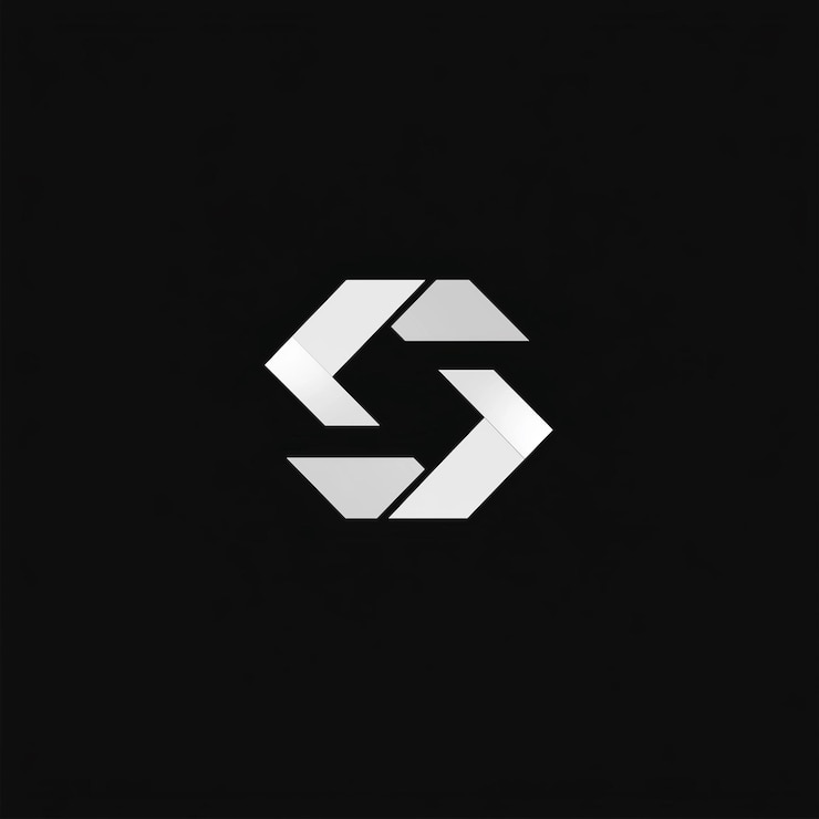 Foto un logotipo blanco con la letra s en él