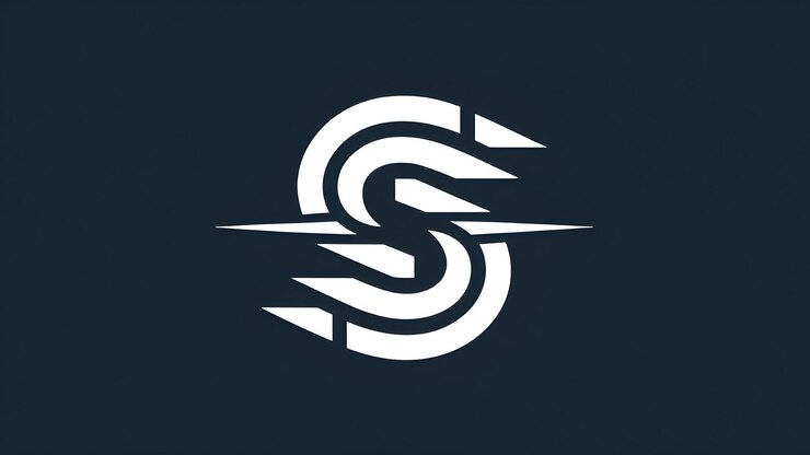 Foto un logotipo blanco con la letra s en él