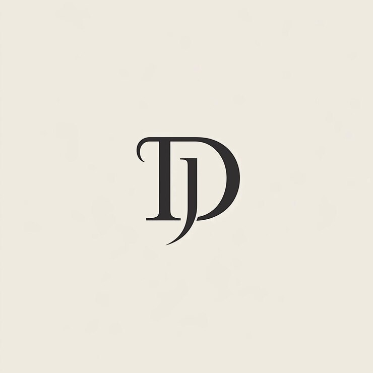 Foto un logotipo en blanco y negro con una letra en él
