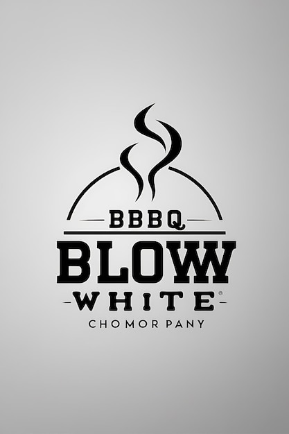 un logotipo en blanco y negro que dice bbq