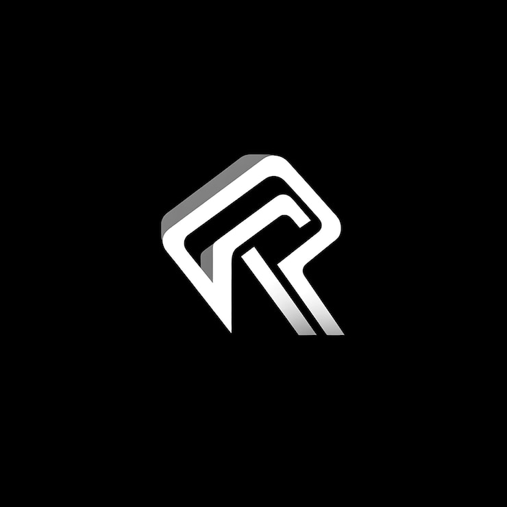 Foto un logotipo blanco que dice " r " en él