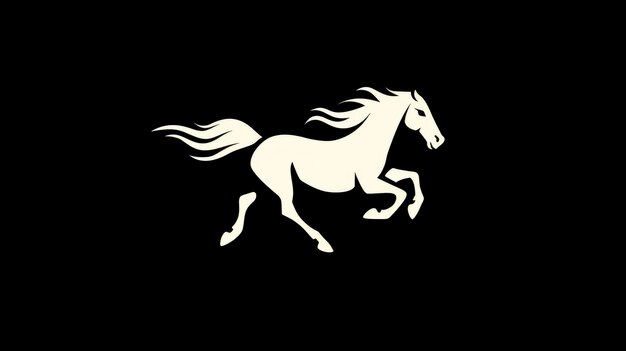 Foto el logotipo de un caballo