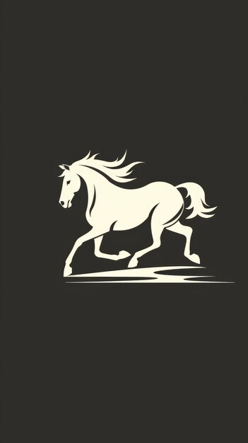 El logotipo de un caballo