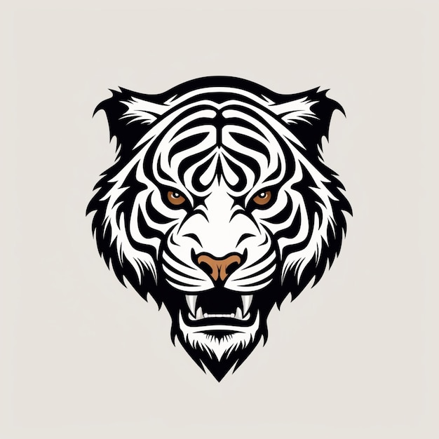 El logotipo de la cabeza de tigre