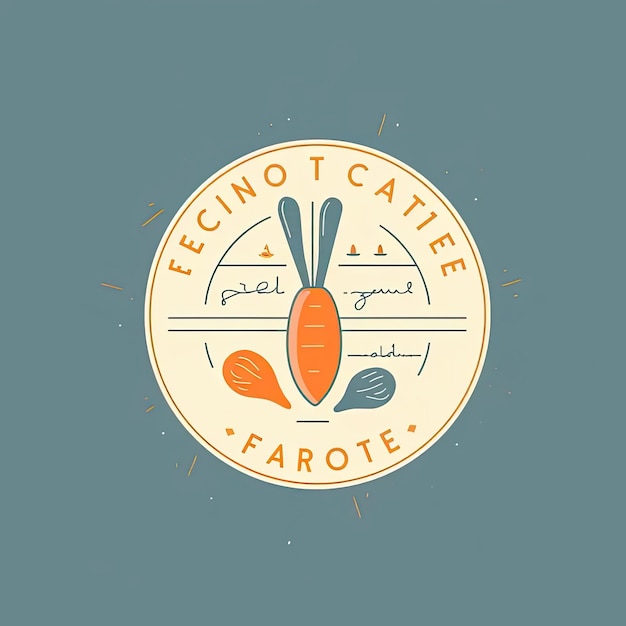 Foto un logotipo para un café llamado fecino to catie