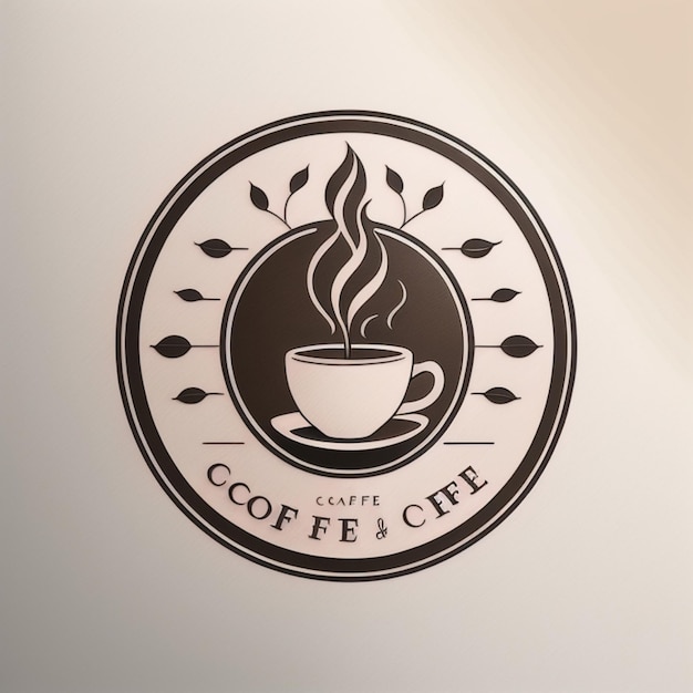 Foto el logotipo de la cafetería ai