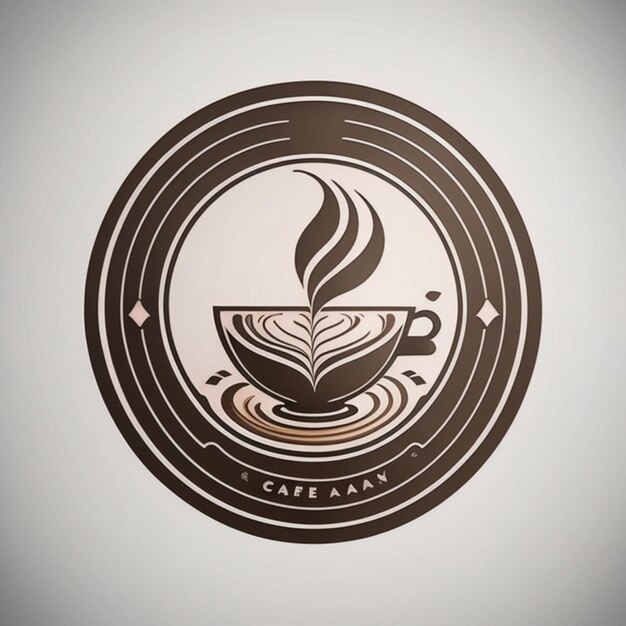 Foto el logotipo de la cafetería ai