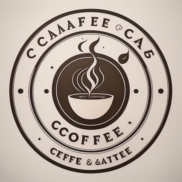 Foto el logotipo de la cafetería ai