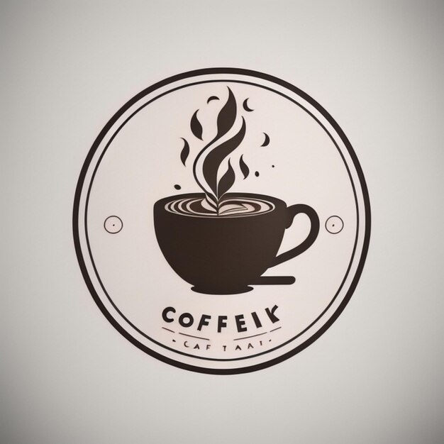 Foto el logotipo de la cafetería ai