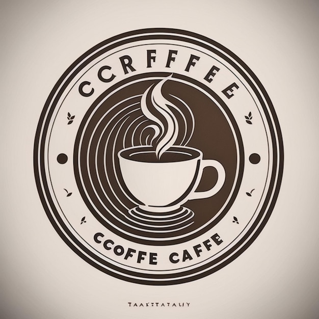 Foto el logotipo de la cafetería ai